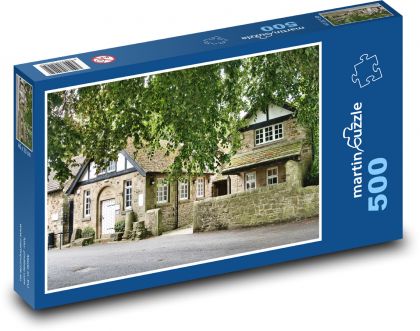 Tradičné anglické bývania - Puzzle 500 dielikov, rozmer 46x30 cm 