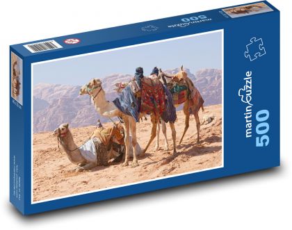 Wüste - Kamele - Puzzle - 500 Teile