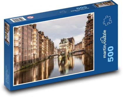 Deutschland - Hamburg - Puzzle of 500 pieces, size 46x30 cm 