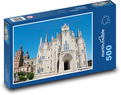 Palace - Astorga - Puzzle of 500 pieces, size 46x30 cm 
