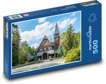 Zabytkowy kościół Puzzle 500 elementów - 46x30 cm