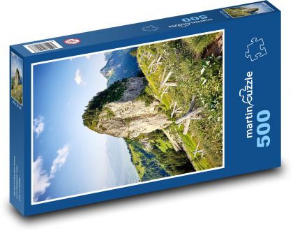 Švajčiarsko - Appenzell - Puzzle 500 dielikov, rozmer 46x30 cm 