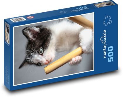 Cat - kitten - Puzzle of 500 pieces, size 46x30 cm 