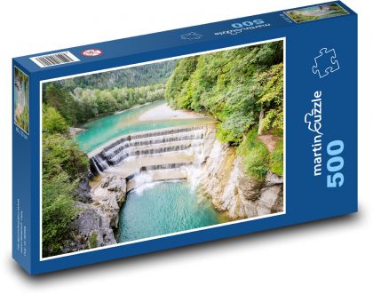 Lechfall - Wasserfall - Puzzle - 500 Teile