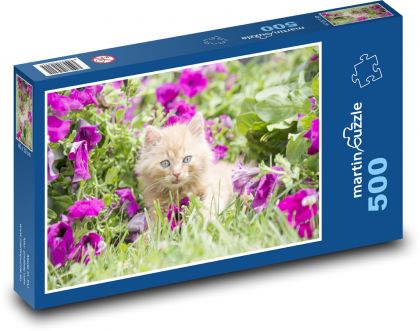Cat - kitten - Puzzle of 500 pieces, size 46x30 cm 