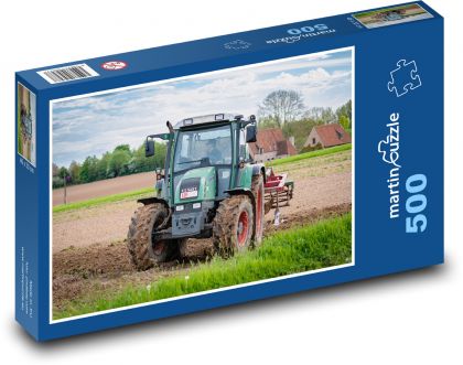 Traktor - Puzzle 500 dielikov, rozmer 46x30 cm 