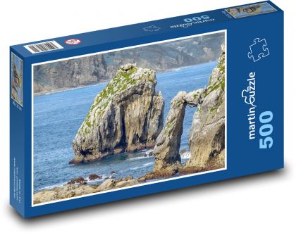 Sea - rocks - Puzzle of 500 pieces, size 46x30 cm 