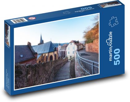 Ulice - historické domy - puzzle 500 dílků