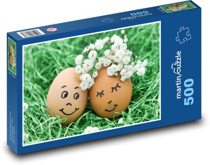 Velikonoční vejce - puzzle 500 dílků
