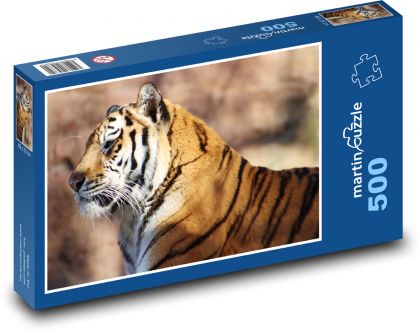 Tygrys - Duży Kot - Puzzle 500 elementów, rozmiar 46x30 cm
