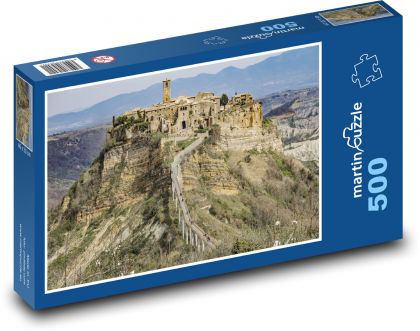 Civita di Bagnoregio - Italy - Puzzle of 500 pieces, size 46x30 cm 