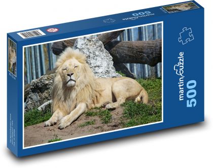 Biely lev - Puzzle 500 dielikov, rozmer 46x30 cm 