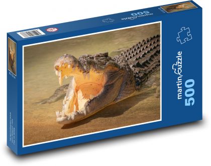Krokodyl - Puzzle 500 elementów, rozmiar 46x30 cm