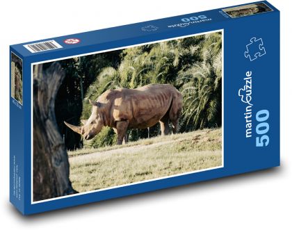 Nosorožec - Puzzle 500 dielikov, rozmer 46x30 cm 