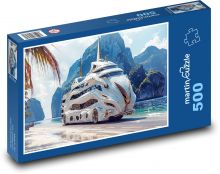 Motor caravan Puzzle of 500 pieces - 46 x 30 cm 