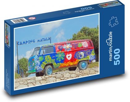 Auto - stará dodávka - Puzzle 500 dielikov, rozmer 46x30 cm 