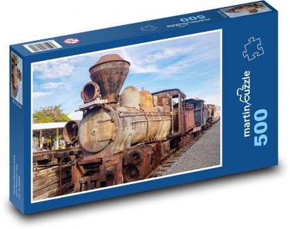 Rostige Lokomotive - Puzzle - 500 Teile