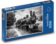 Bahn - Dampflokomotive Puzzle 500 Teile - 46 x 30 cm