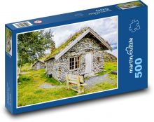 Norway - stone cottage Puzzle of 500 pieces - 46 x 30 cm 