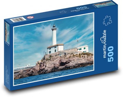 Maják - Ibiza - Puzzle 500 dielikov, rozmer 46x30 cm 