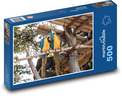 Ptactvo - papoušci - puzzle 500 dílků