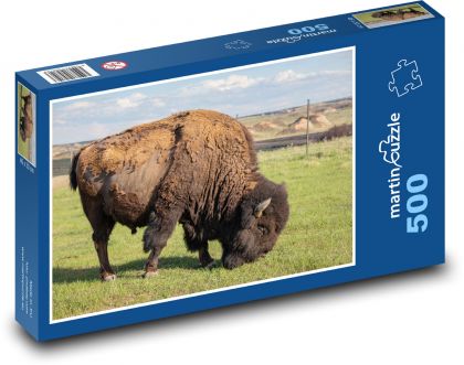 Bizón - Puzzle 500 dielikov, rozmer 46x30 cm 