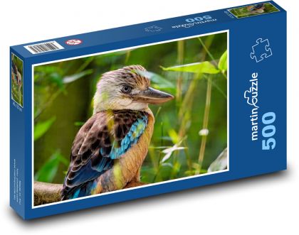 Kingfisher - bird - Puzzle of 500 pieces, size 46x30 cm 