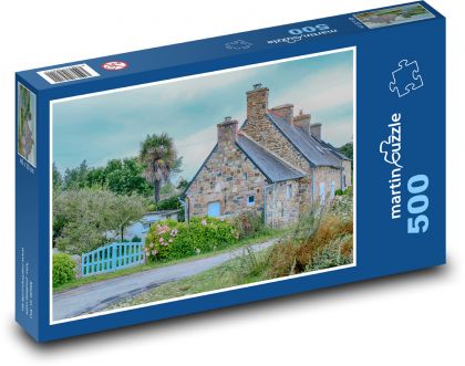Stary dom - Puzzle 500 elementów, rozmiar 46x30 cm