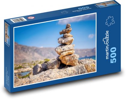 Mohyla - kameny - puzzle 500 dílků