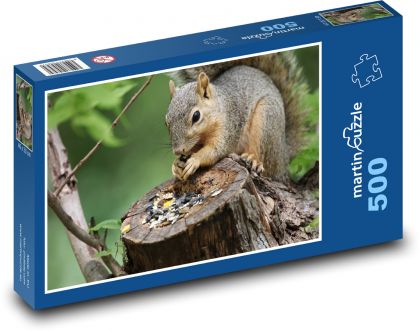 Squirrel - Puzzle of 500 pieces, size 46x30 cm 