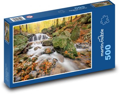 Podzim - řeka - puzzle 500 dílků