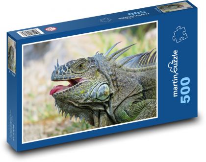 Leguan - Eidechse - Puzzle - 500 Teile