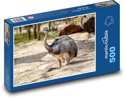 Pták - pštros - puzzle 500 dílků