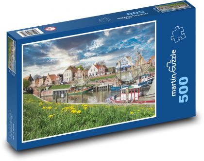Niemcy - Greetsiel - Puzzle 500 elementów, rozmiar 46x30 cm