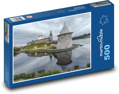 Pevnosť, hrad, priekopa - Puzzle 500 dielikov, rozmer 46x30 cm 