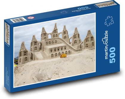 Hrad z písku - puzzle 500 dílků