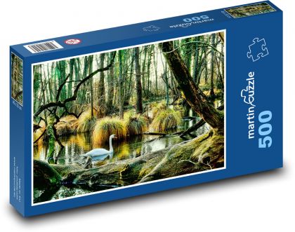 Natur - Schwan - Puzzle - 500 Teile