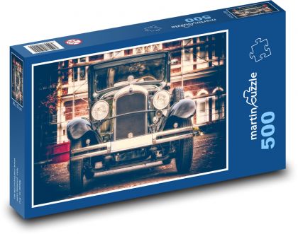 Zabytkowy pojazd kombatancki - Puzzle 500 elementów, rozmiar 46x30 cm