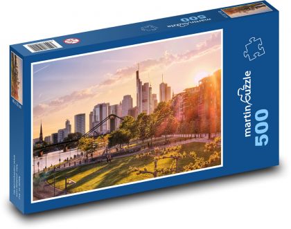 Niemcy - Frankfurt - Puzzle 500 elementów, rozmiar 46x30 cm