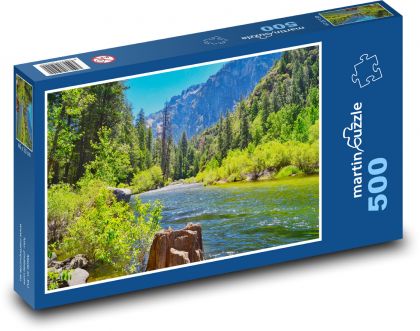 Nature - river - Puzzle of 500 pieces, size 46x30 cm 
