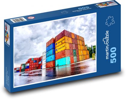 Frachtcontainer - Puzzle - 500 Teile