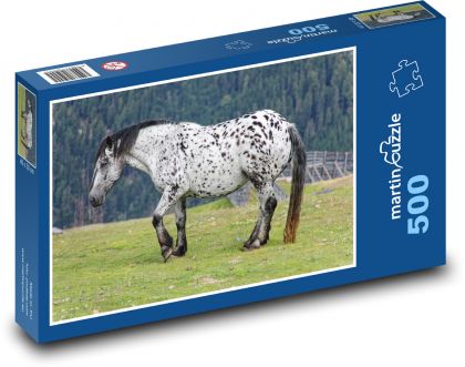 Koń - Puzzle 500 elementów, rozmiar 46x30 cm