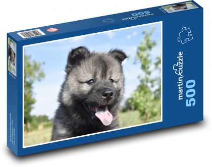 Szczeniak euroazjatycki - Puzzle 500 elementów, rozmiar 46x30 cm