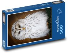 Zasnežená sova Puzzle 500 dielikov - 46 x 30 cm