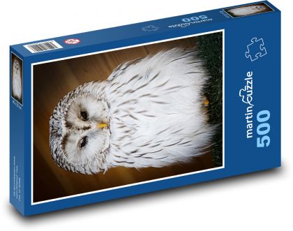 Sowa śnieżna - Puzzle 500 elementów, rozmiar 46x30 cm