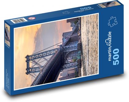Williamsburg Bridge - New York - Puzzle 500 dielikov, rozmer 46x30 cm 