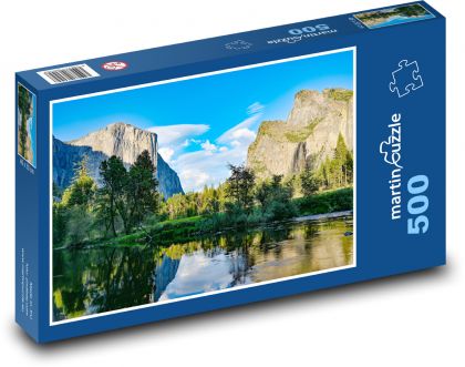 Yosemite National Park - California - Puzzle of 500 pieces, size 46x30 cm 