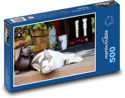Zviera - mačka - Puzzle 500 dielikov, rozmer 46x30 cm 