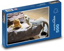 Brodaty smok Puzzle 500 elementów - 46x30 cm