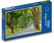 Silnice - alej Puzzle 500 dílků - 46 x 30 cm